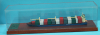 Containership "Cap Vilano" (1 p.) in showcase from Conrad